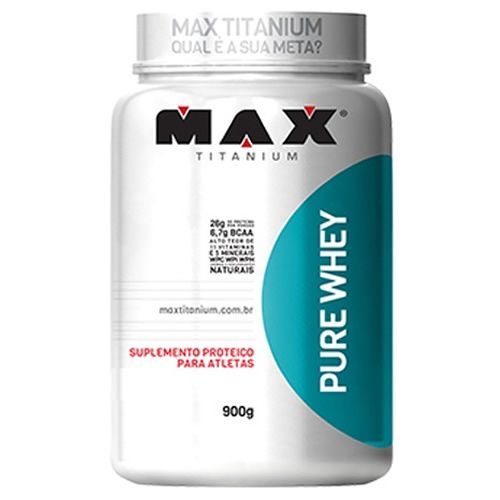 Pure Whey - 900g Cacau - Max Titanium