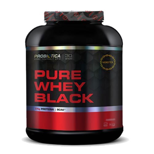 Pure Whey Black - 2000g Baunilha - Probiotica
