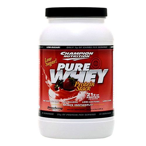 Pure Whey - Sabor Morango 1000g - Champion Nutrition