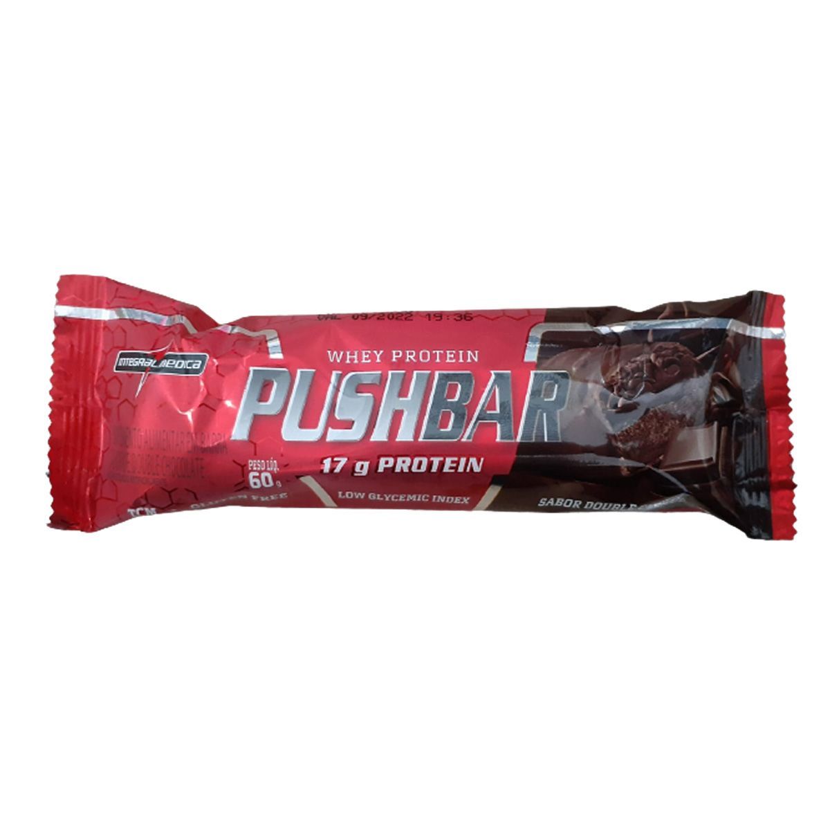 Push Bar Protein - 1 Unidade 60g Double Chocolate - IntegralM�dica