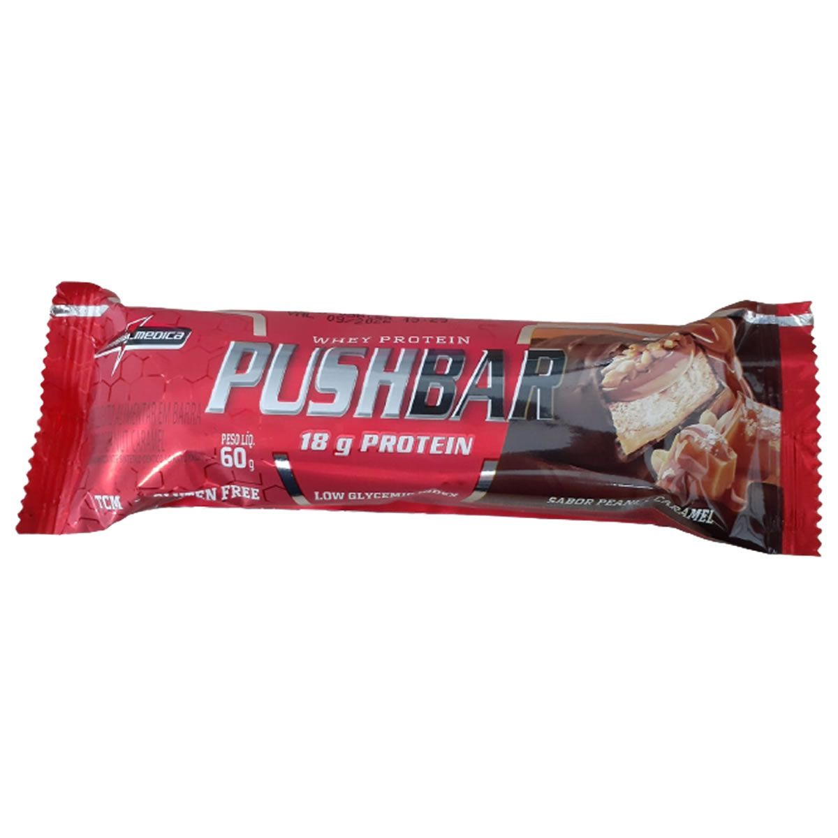 Push Bar Protein - 1 Unidade 60g Peanut Caramel - IntegralM�dica
