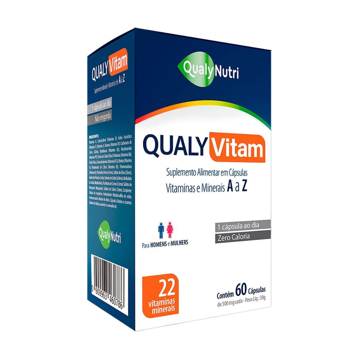 Qualy Vitam A a Z - 60 C�psulas - QualyNutri*** Data Venc. 24/01/2024