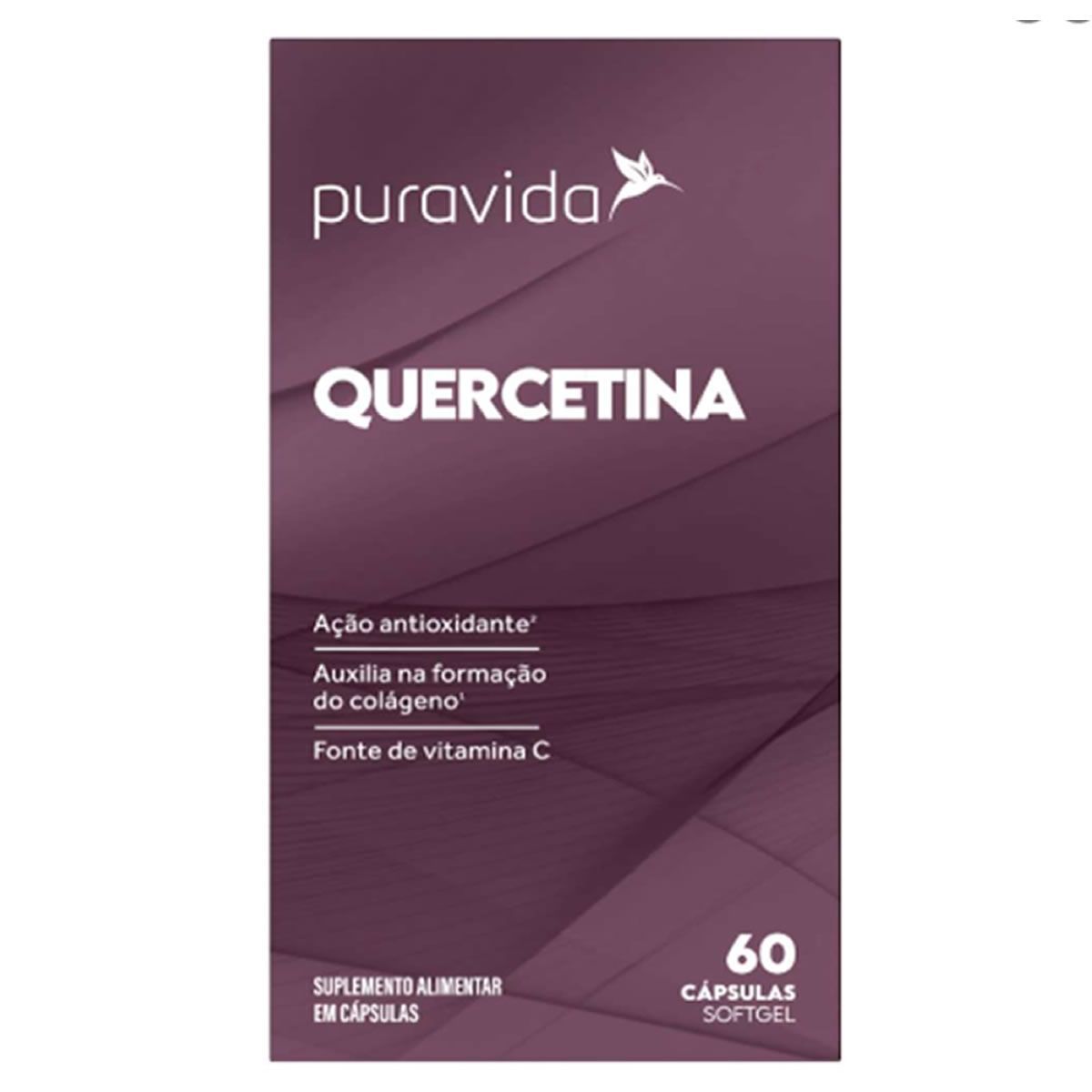 Quercetina - 60 C�psulas - Puravida