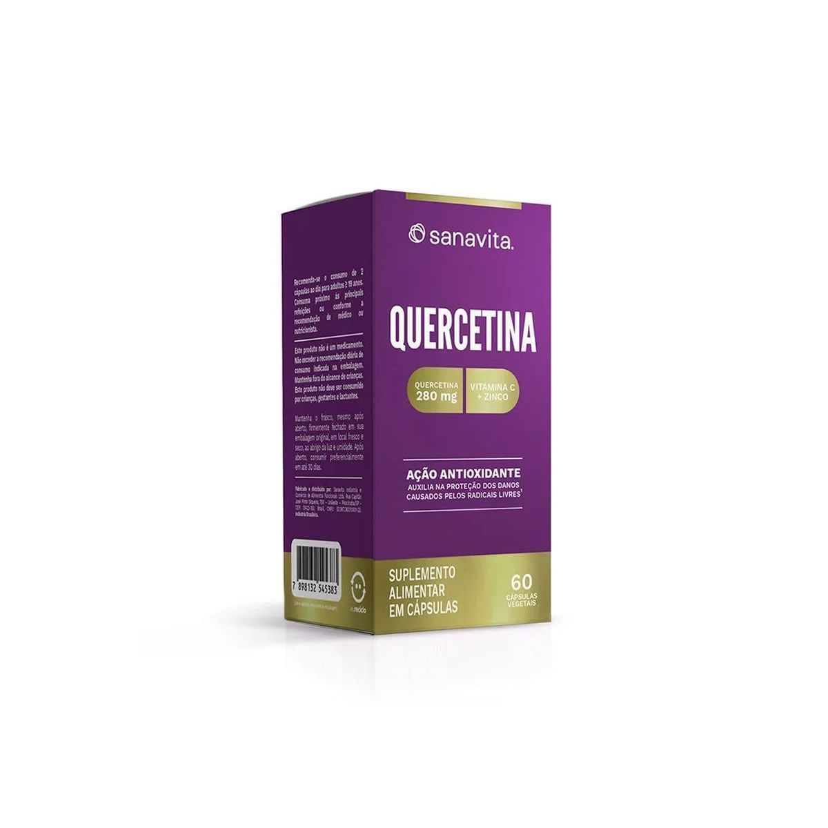 Quercetina - 60 C�psulas - Sanavita