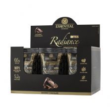 Radiance Bites Protein Bar - 15 Unidades de 23g Cacau - Essential Nutrition