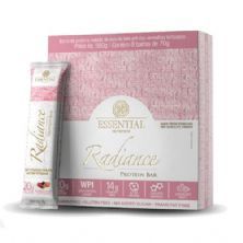 Radiance Protein Bar - 8 Unidades 70g Frutas Vermelhas com Chocolate Branco - Essential Nutrition