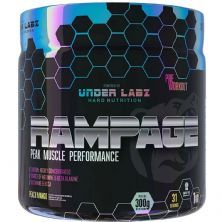 Rampage Pre - Workout - 300g Peach Mango - Under Labz