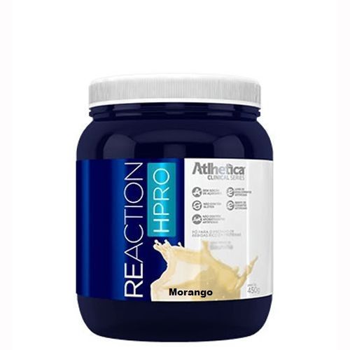 Reaction HPRO - 450g Morango - Atlhetica Nutrition