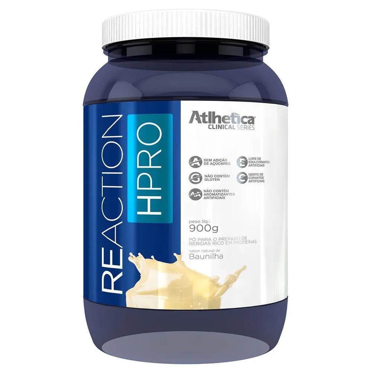 Reaction HPRO - 900g Baunilha - Atlhetica Nutrition