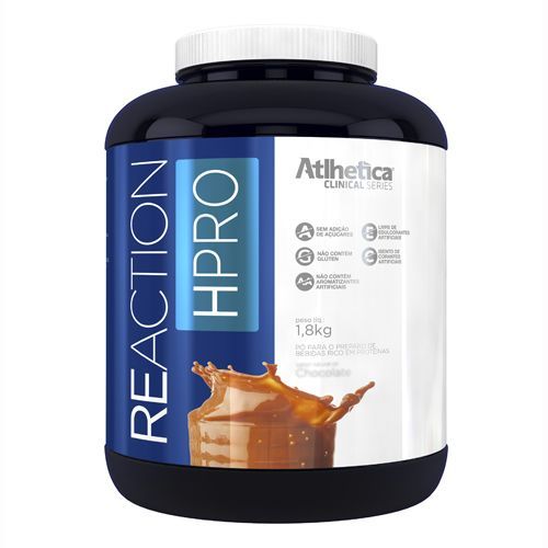 Reaction HPRO - 1800g Chocolate - Atlhetica Nutrition