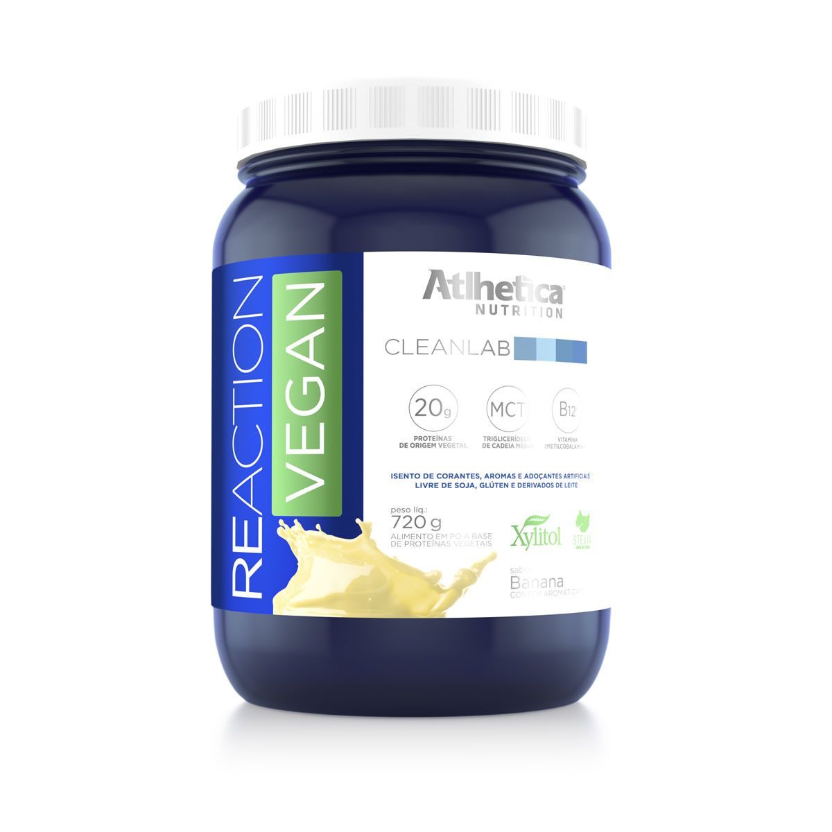 Reaction Vegan - 720g Banana - Atlhetica Nutrition