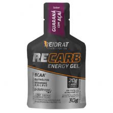 Recarb Energy Gel - 1 Sach� de 30g Guaran� com A�a� - Reidrat