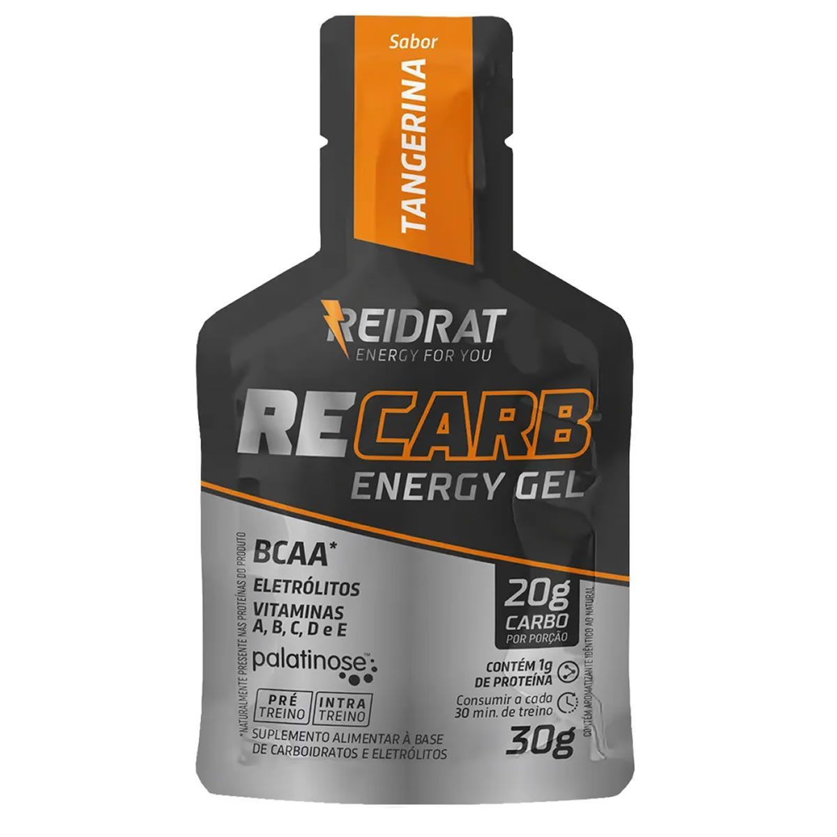 Recarb Energy Gel - 1 Sach� de 30g Tangerina - Reidrat