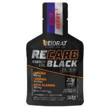 Recarb Energy Gel Black Pro Beta - 1 Sach� 30g Rasp Berry - Reidrat