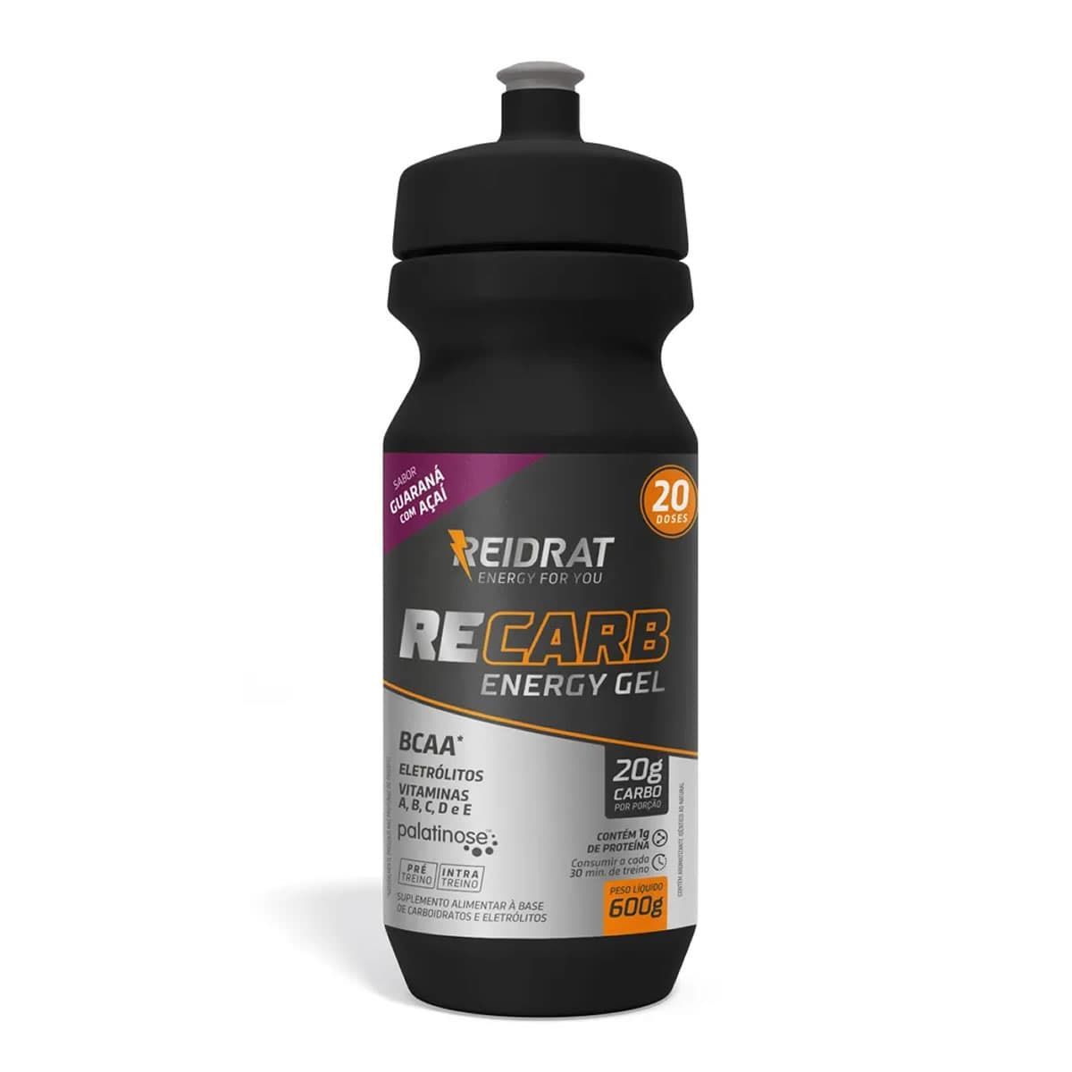 Recarb Energy Gel Squeeze - 600g Guaran� com A�a� - Reidrat