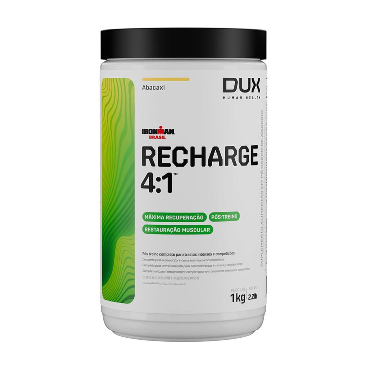 Recharge 4:1 - 1000g Abacaxi - Dux Nutrition*** Data Venc. 30/09/2026