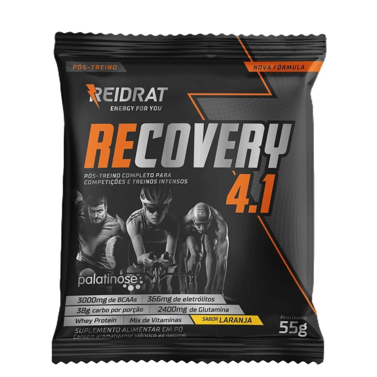 Recovery 4:1 - 1 Sach� 55g Laranja - Reidrat*** Data Venc. 19/04/2025
