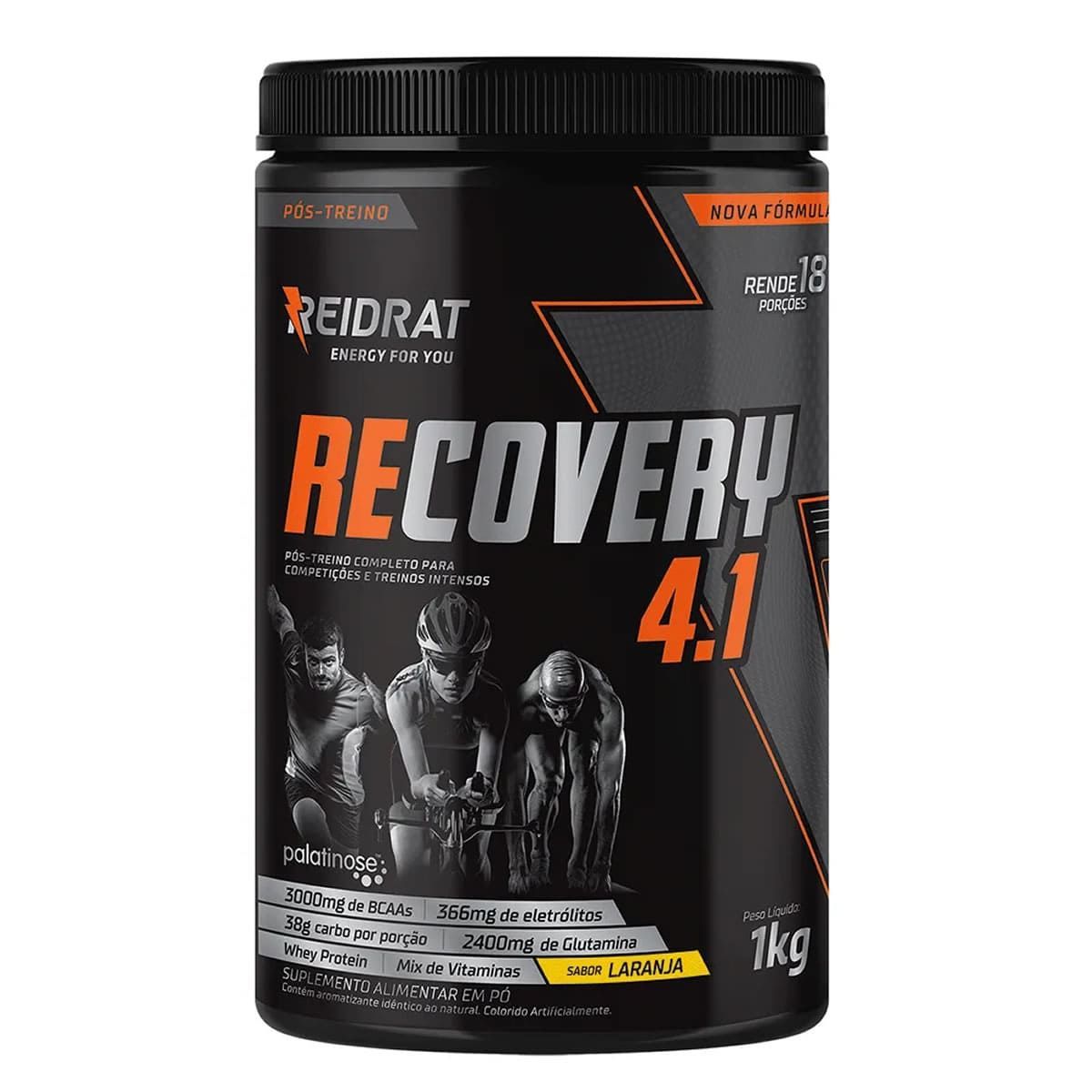 Recovery 4:1 - 1000g Laranja - Reidrat