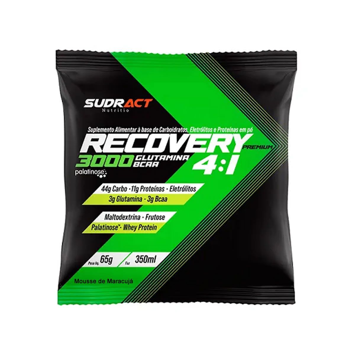Recovery Premium 4:1 - 1 Sach� 65g Mousse de Maracuj� - Sudract Nutrition