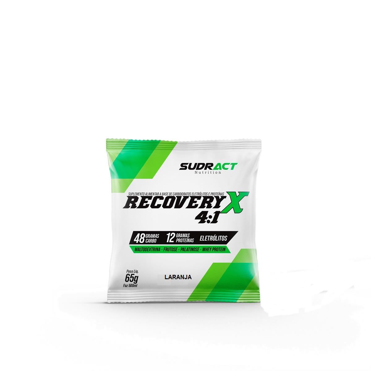 Recovery X 4:1 - 1 Sach� de 65g Laranja - Sudract Nutrition*** Data Venc. 15/12/2024