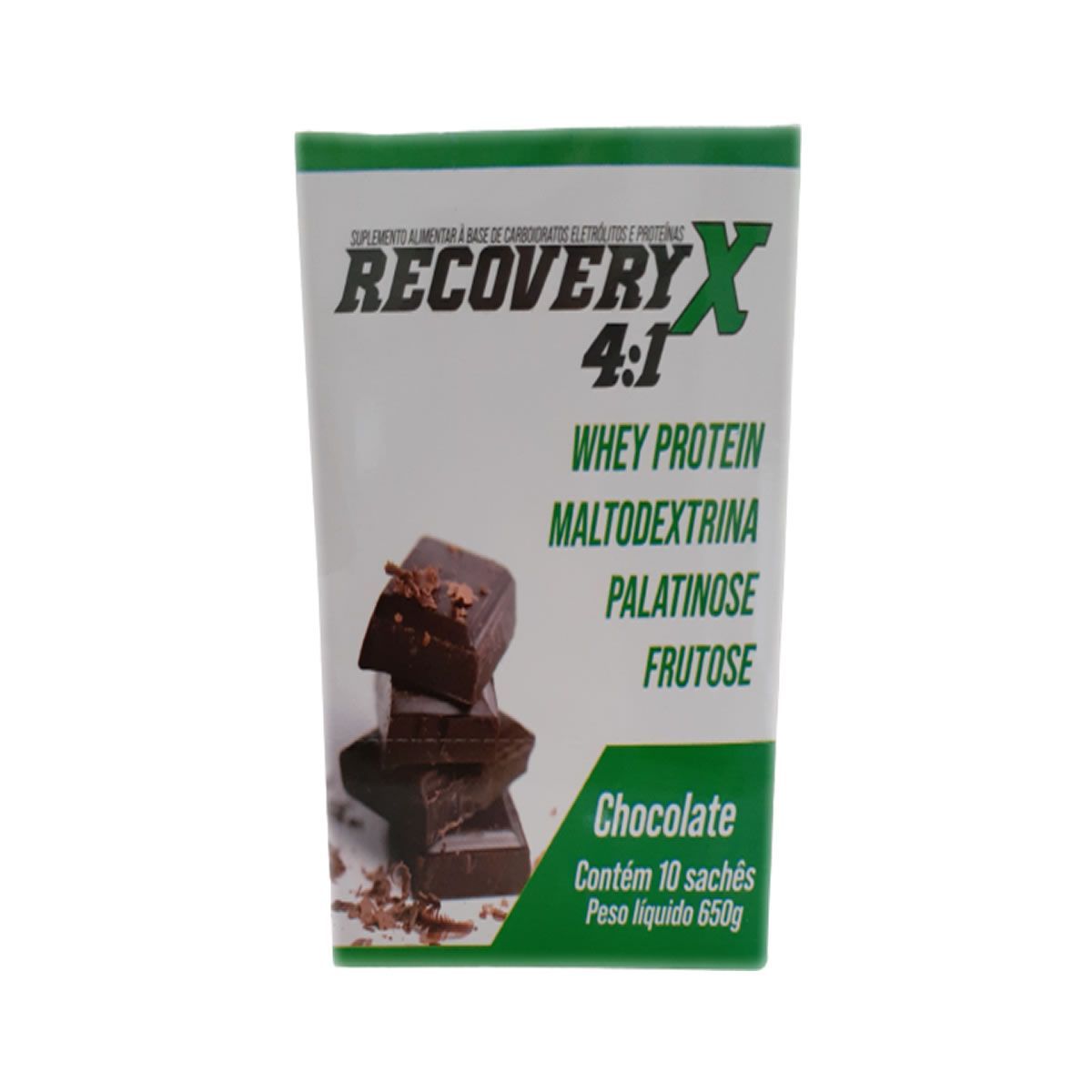 Recovery X 4:1 - 10 sach�s de 65g Chocolate - Sudract Nutrition