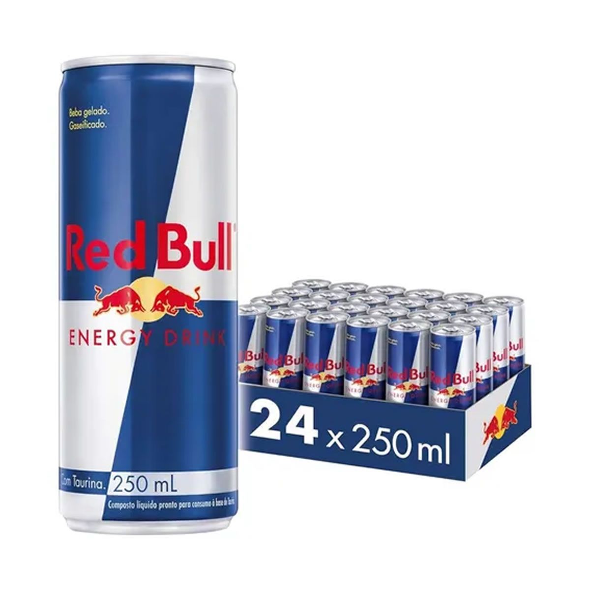 Red Bull Energy Drink - 24 Latas 250ml - Nutrata