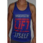 Regata Cavada Masculina LIFT ITSELF - Azul Marinho Tamanho G