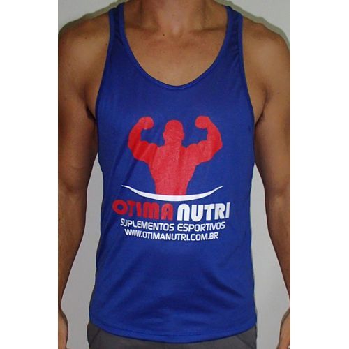 Regata Cavada Masculina OTIMANUTRI - Azul Marinho Tamanho M