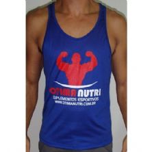 Regata Cavada Masculina OTIMANUTRI - Azul Marinho Tamanho M