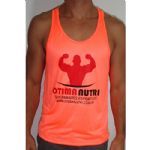 Regata Cavada Masculina OTIMANUTRI - Laranja Neon Tamanho G