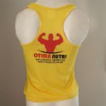 Regata Feminina I LOVE RUNNING - Amarela Tamanho M
