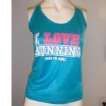 Regata Feminina I LOVE RUNNING - Verde Agua Tamanho M