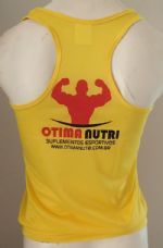 Regata Feminina OtimaNutri - Amarela Tamanho G