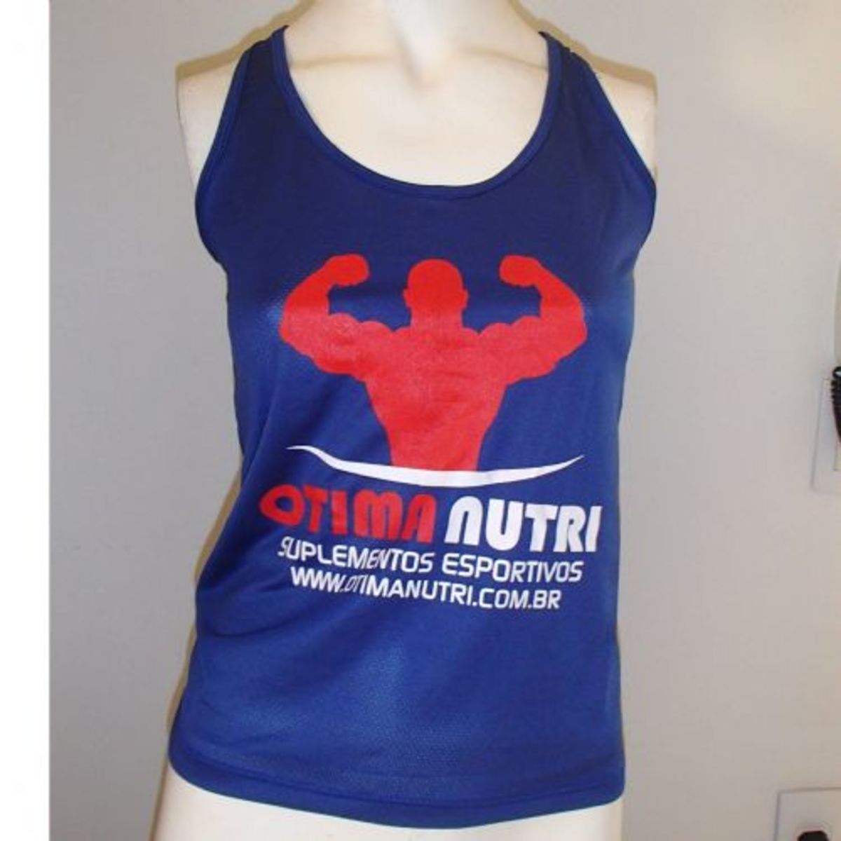 Regata Feminina OtimaNutri - Azul Marinho Tamanho G