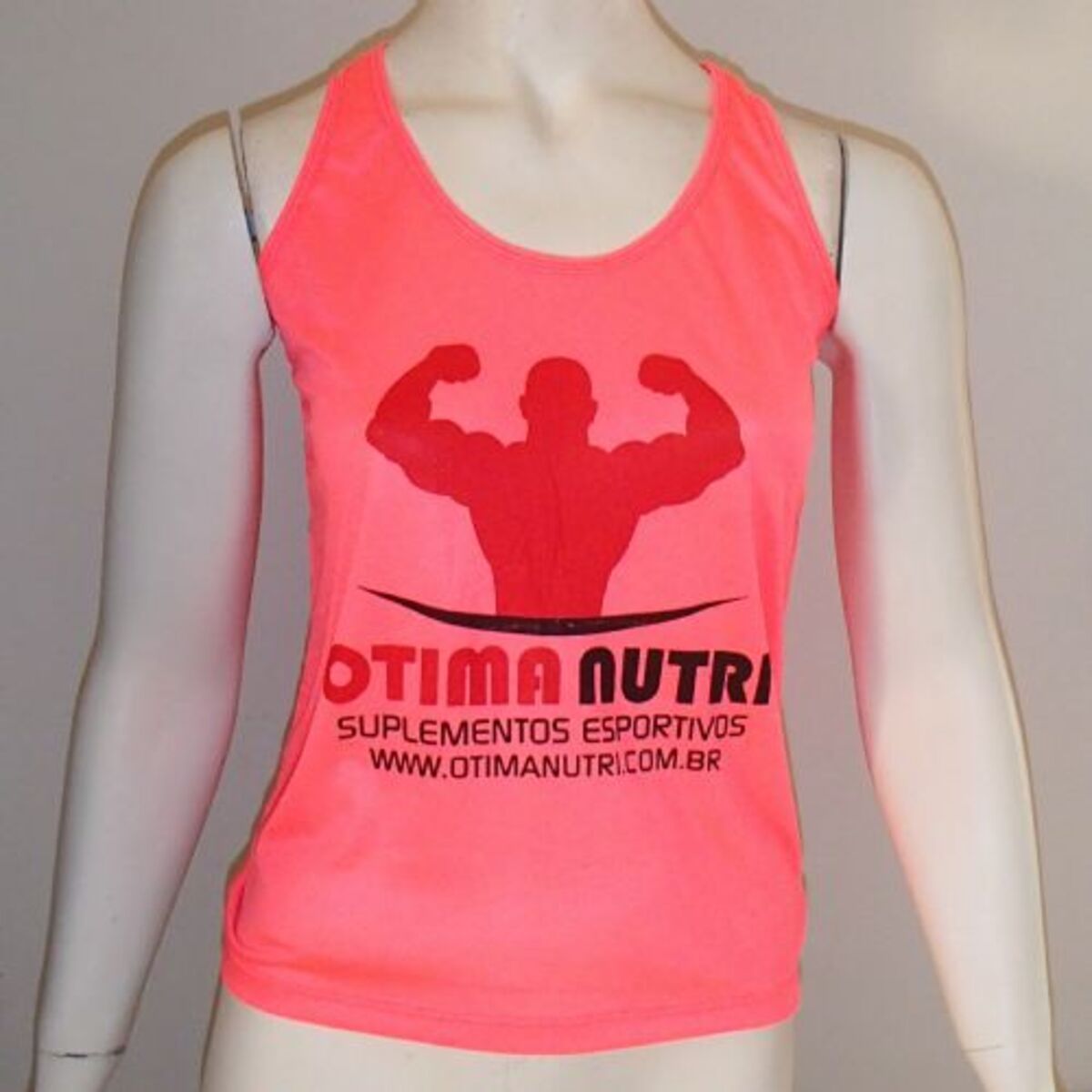 Regata Feminina OtimaNutri - Pink Neon Tamanho M
