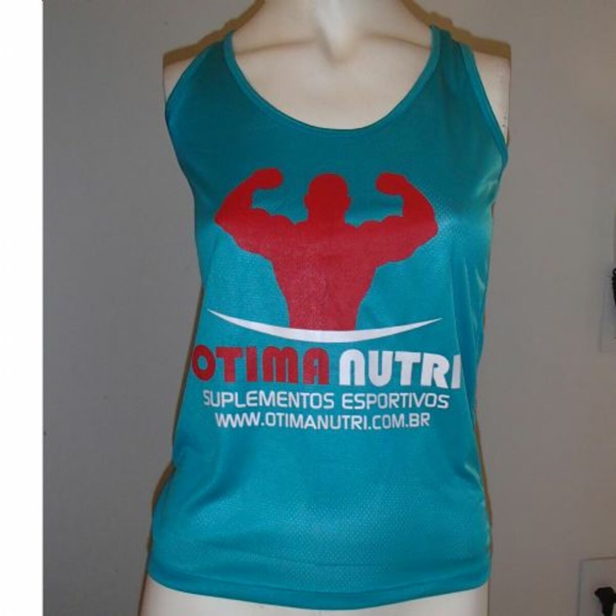 Regata Feminina OtimaNutri - Verde Agua Tamanho M