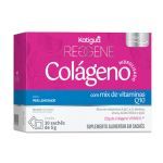 Reggene Col�geno Verisol + Mix de Vitaminas e Q10 Pink Limonade 30 Saches de 5g - Katigu�