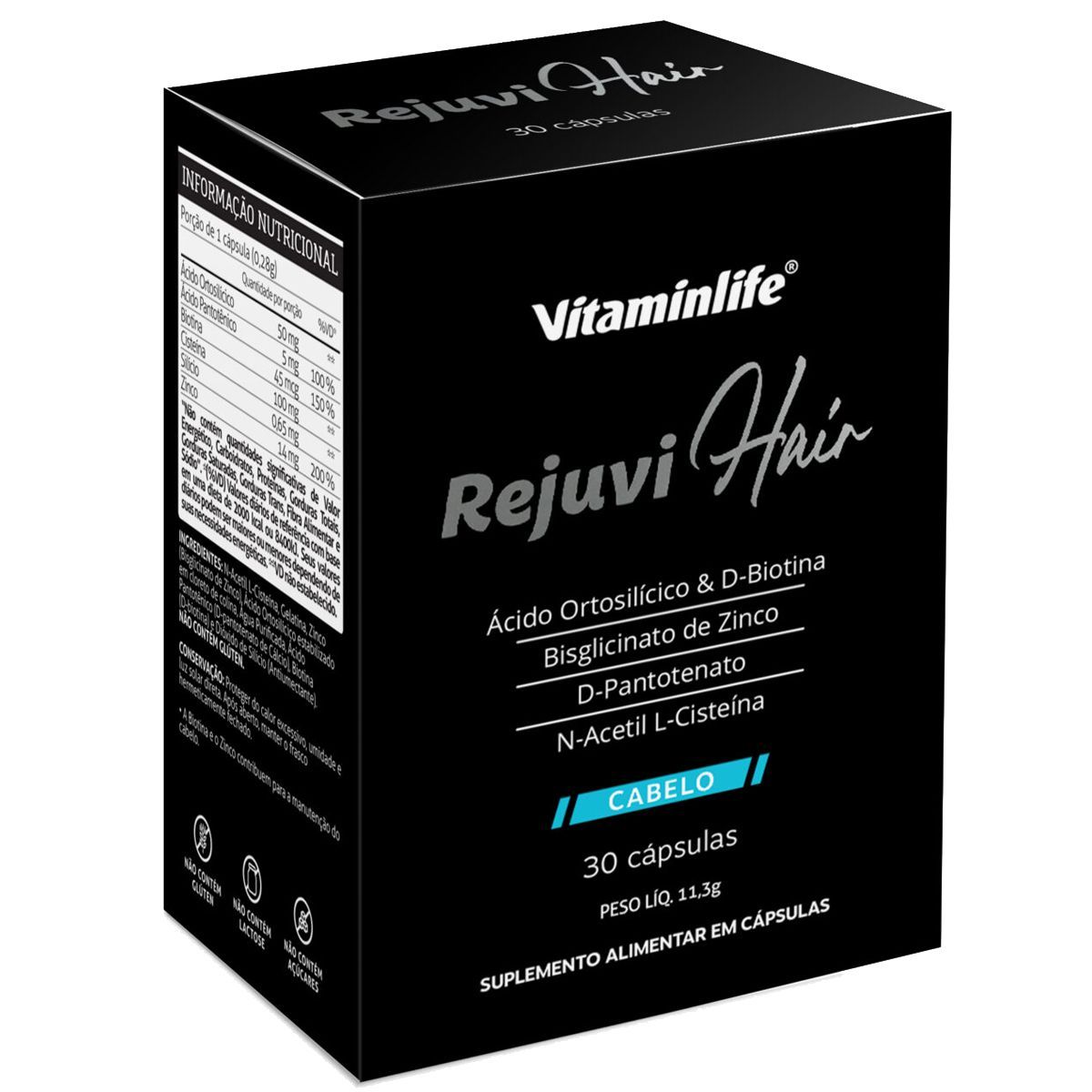 Rejuvi Hair - 30 C�psulas - Vitaminlife*** Data Venc. 10/01/2024