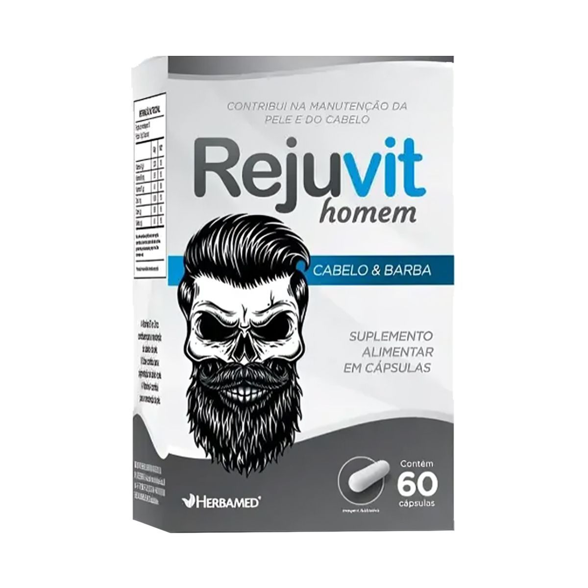 Rejuvit Homem Cabelo & Barba - 60 C�psulas - Herbamed