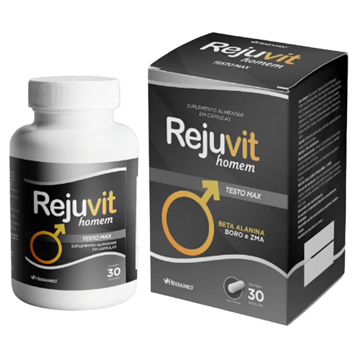 Rejuvit Homem Testo Max - 30 C�psulas - Herbamed