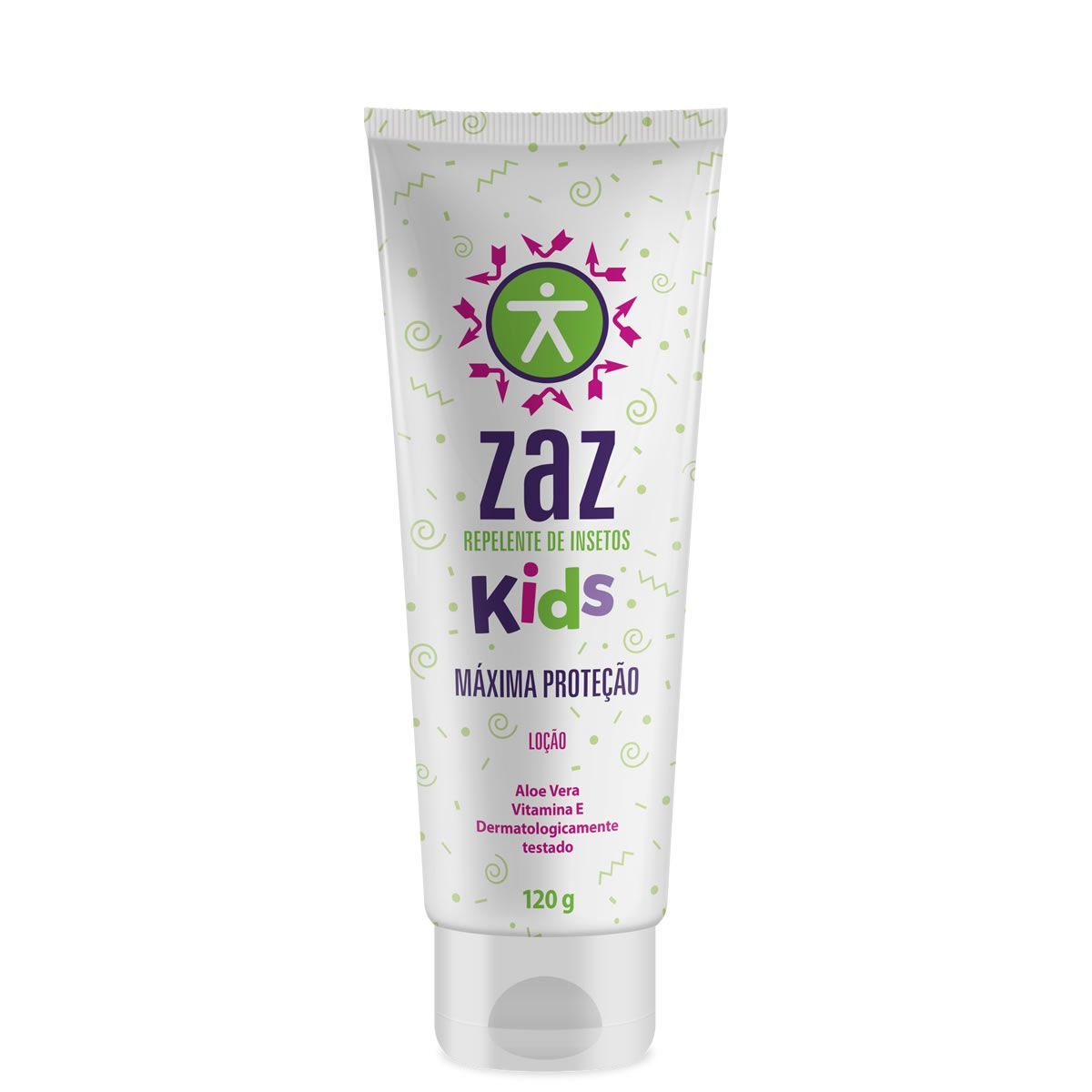 Repelente de Insetos Kids - 120g Lo��o - Zaz