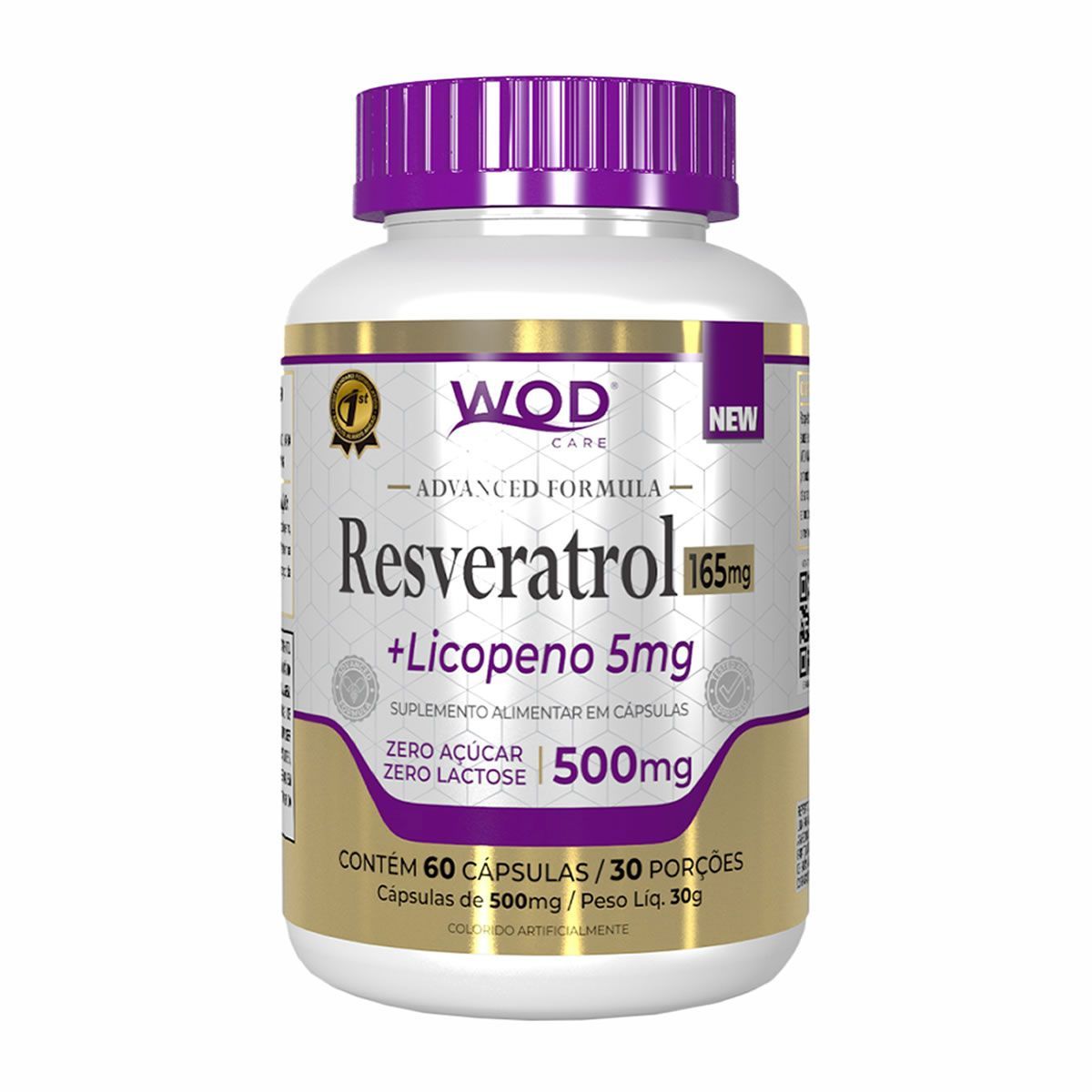Resveratrol - 60 C�psulas - Wod Nutrition