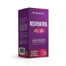Resveratrol - 60 C�psulas Vegetais - Sanavita