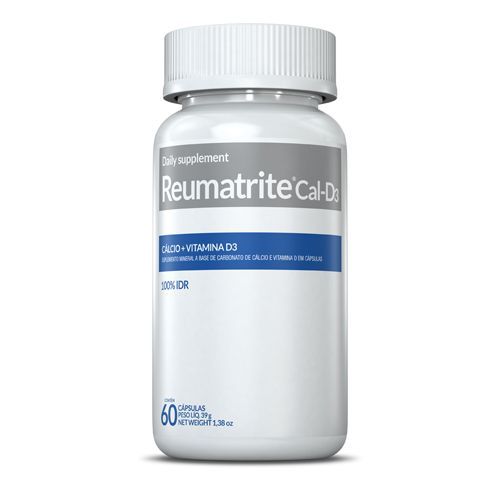 Reumatrite Cal-D3 - C�lcio + Vitamina D3 - 60 C�psulas - Inove Nutrition*** Data Venc. 07/10/2019