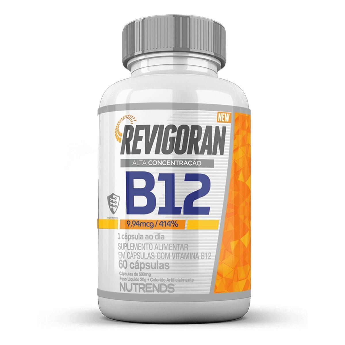 Revigoran B12 Alta Concentra��o - 60 C�psulas - Nutrends