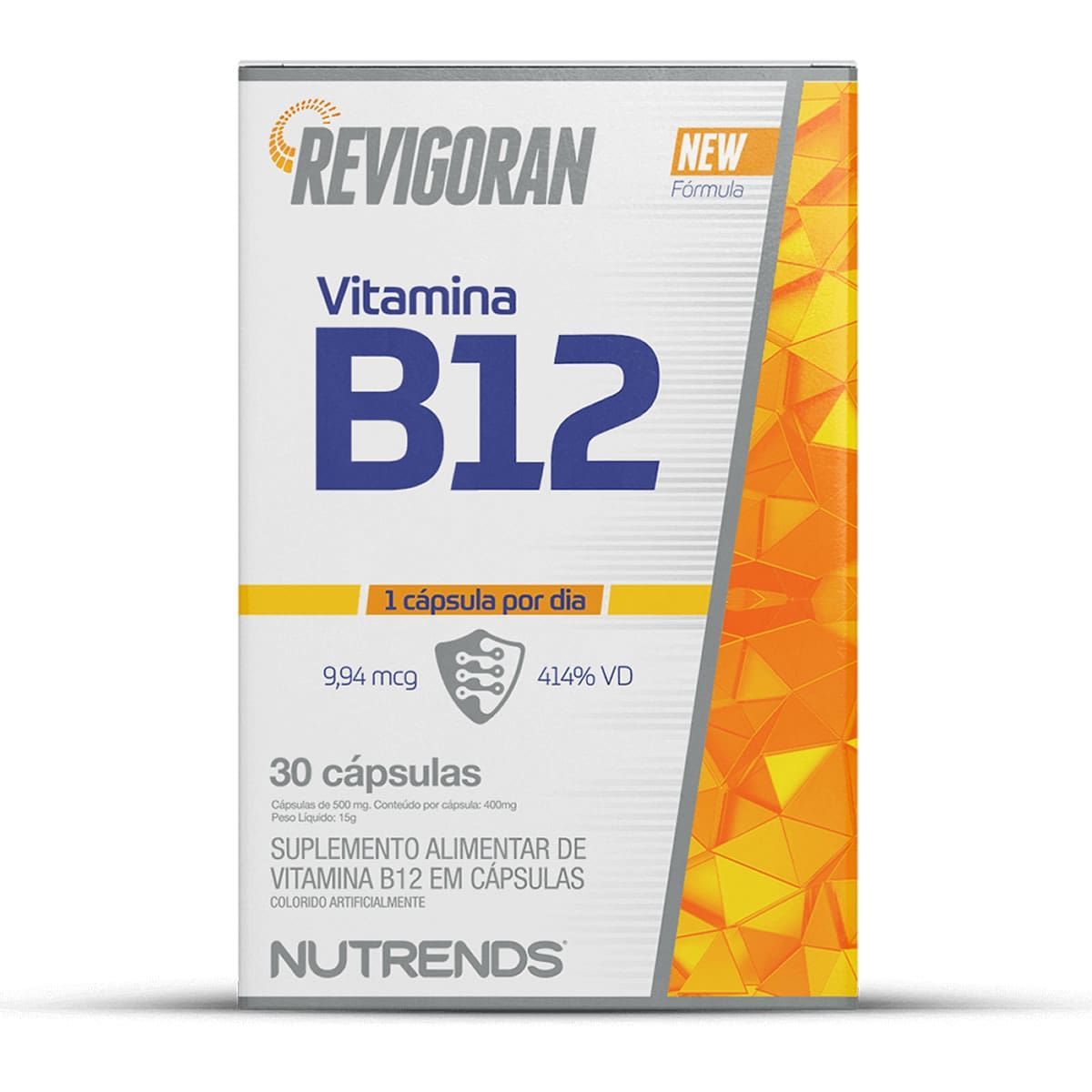 Revigoran B12 Vegan - 30 C�psulas - Nutrends