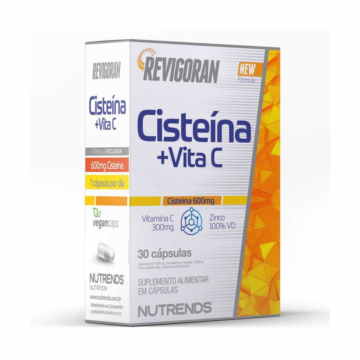 Revigoran Ciste�na + Vita C - 30 C�psulas - Nutrends