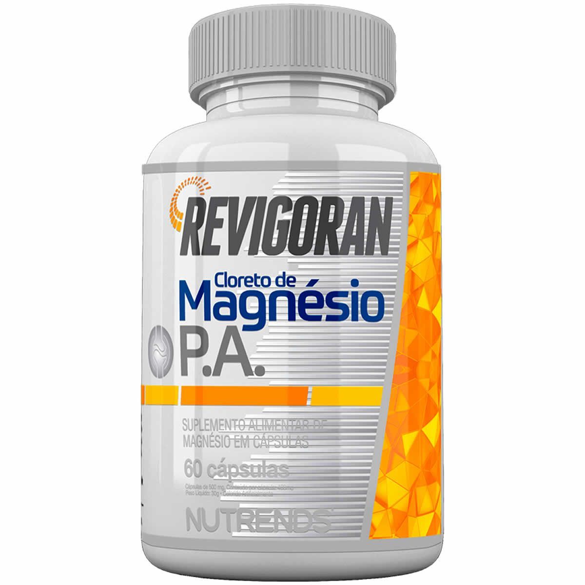 Revigoran Cloreto de Magn�sio P.A - 60 C�psulas - Nutrends