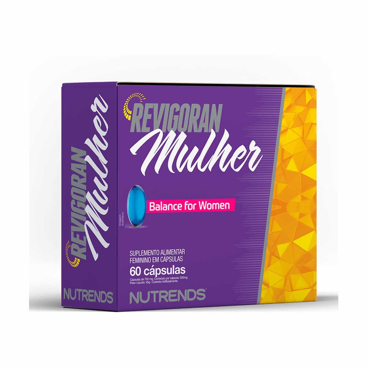 Revigoran Mulher - 60 C�psulas - Nutrends*** Data Venc. 30/11/2022