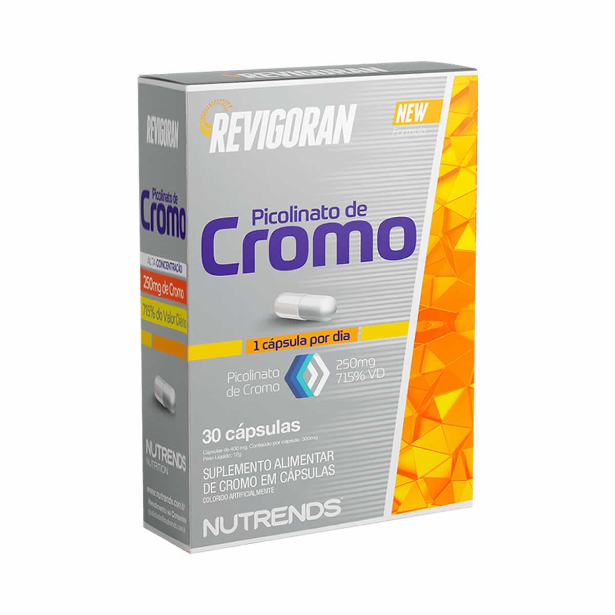 Revigoran Picolinato de  Cromo - 30 C�psulas -  Nutrends